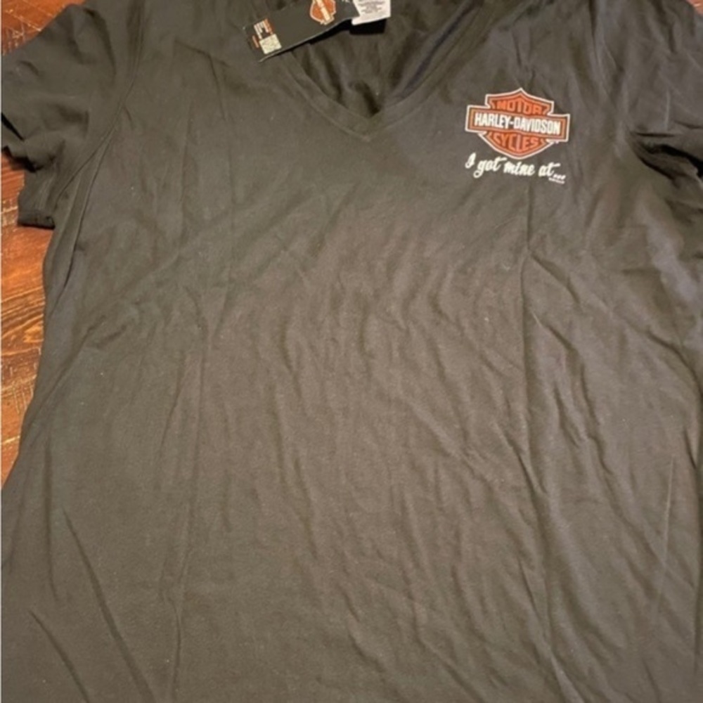 Harley Davidson womens vneck‎ Tshirt sz 3X nwt - Picture 2 of 3